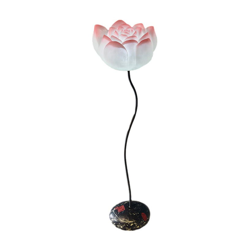 Elegant Short Lotus Aesthetics LED Flower Floor Lamp - Modern Home Decor Lighting