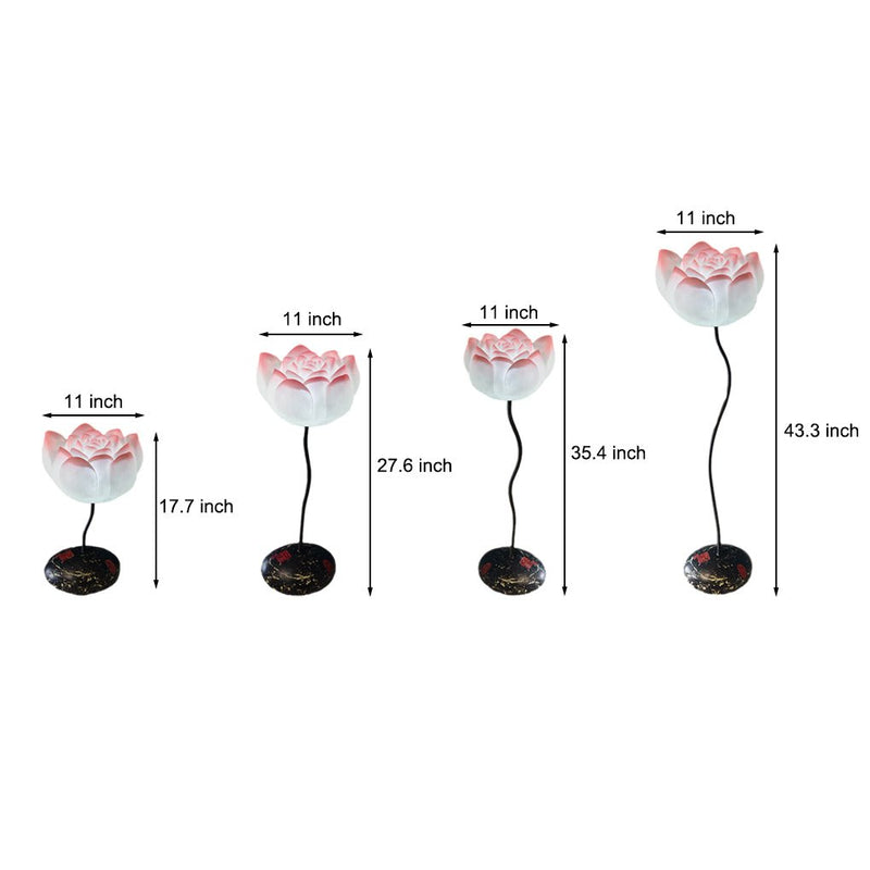 Elegant Short Lotus Aesthetics LED Flower Floor Lamp - Modern Home Decor Lighting