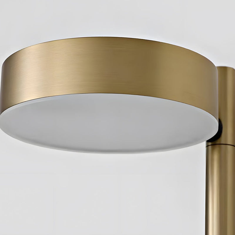 Modern Adjustable Round LED Wall Light Fixture - Luxury Aluminum Nordic Design