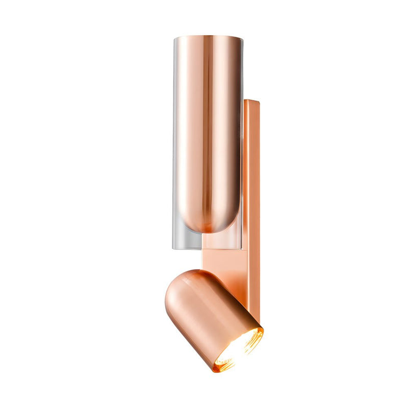 Modern Adjustable Iron Cylinder Wall Lamp - Up & Down Lighting Fixture