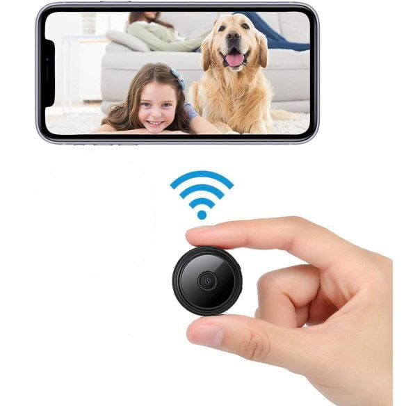 Compact Wireless Magnetic Camera with Real-Time Audio & Video Streaming