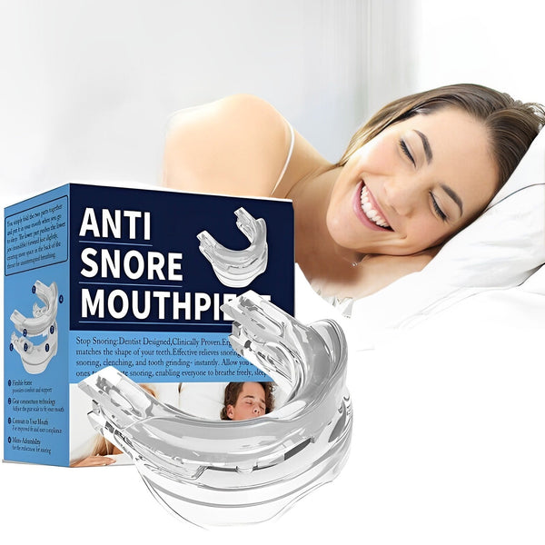 Anti-Snoring Mouthpiece Guard for Sleep Apnea Relief - Comfortable & Adjustable Oral Device