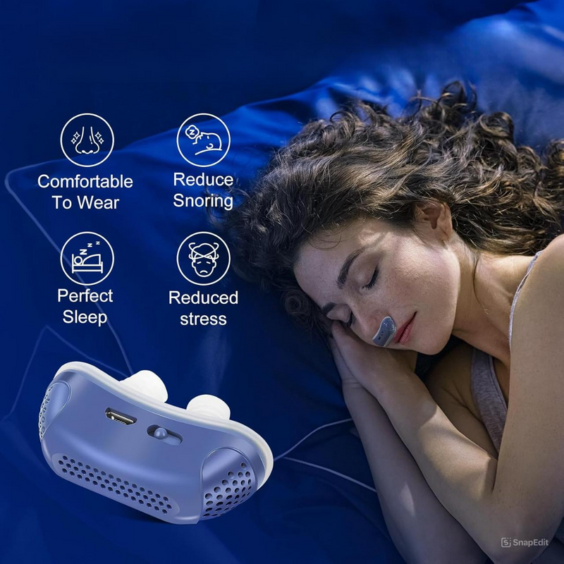 Portable Micro CPAP Sleep Apnea Machine - Travel-Friendly Anti-Snoring Solution | Compact CPAP Alternative