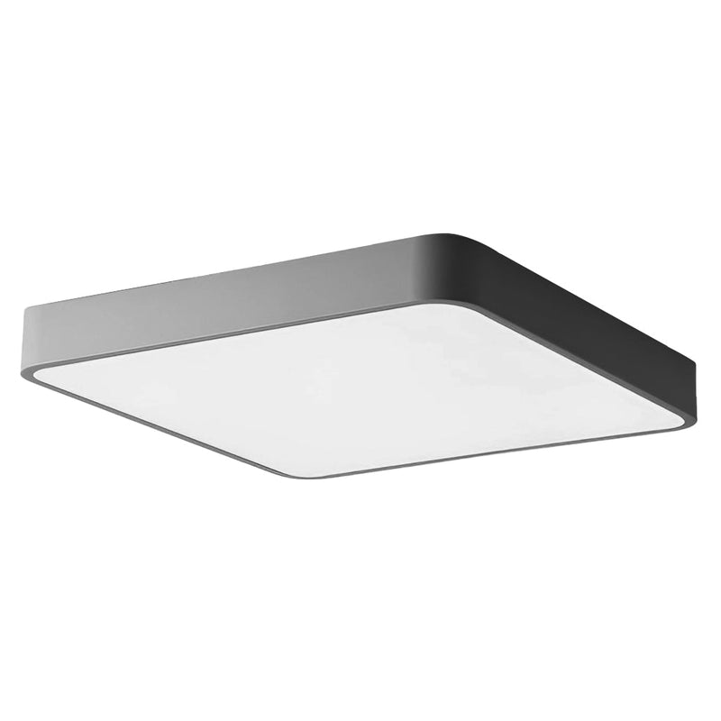 Square LED Flush Mount Ceiling Light - Modern Kids & Baby Room Lighting for Living Room & Bedroom