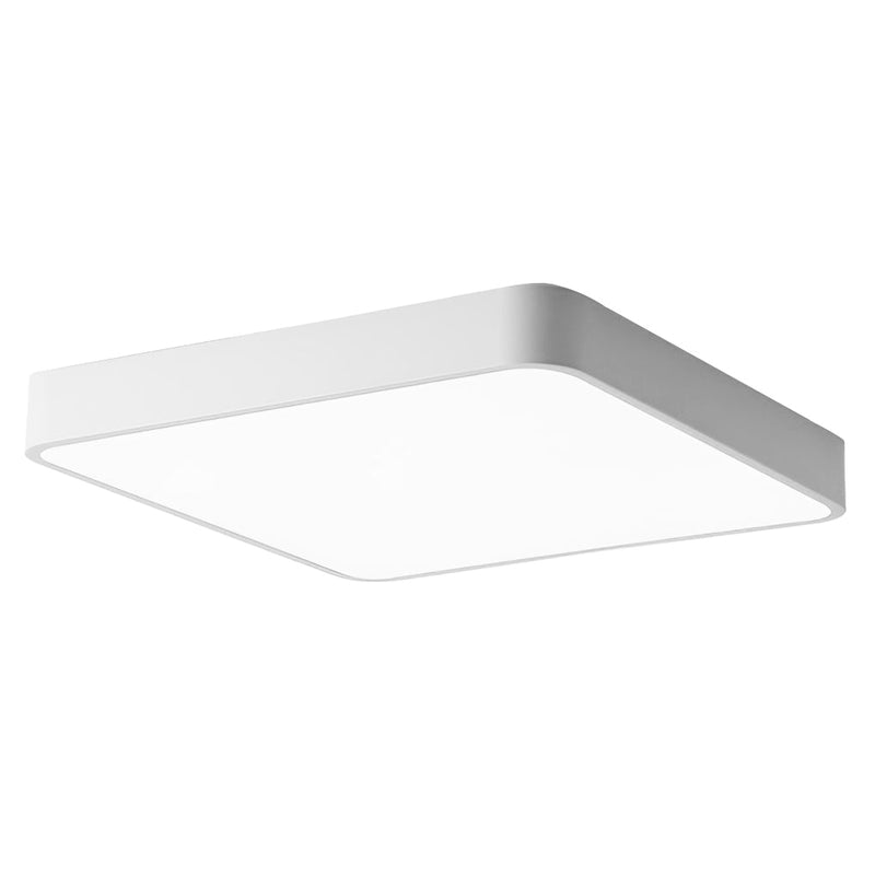 Square LED Flush Mount Ceiling Light - Modern Kids & Baby Room Lighting for Living Room & Bedroom