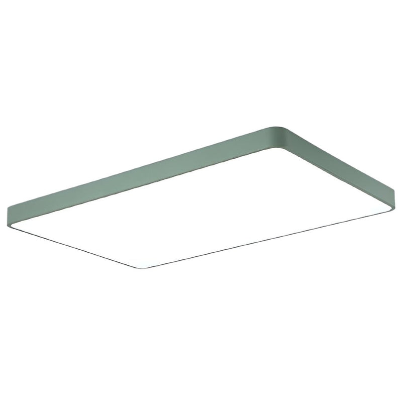 Square LED Flush Mount Ceiling Light - Modern Kids & Baby Room Lighting for Living Room & Bedroom