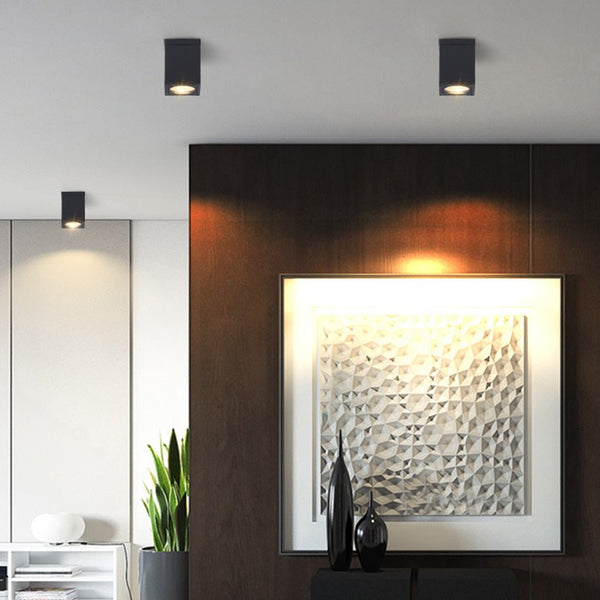 Square LED Waterproof Ceiling Light - Stylish Downlight for Balcony, Entrance, Hallway & Bedroom