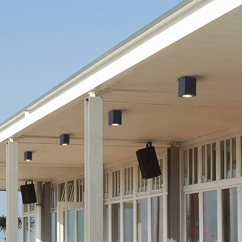 Square LED Waterproof Ceiling Light - Stylish Downlight for Balcony, Entrance, Hallway & Bedroom