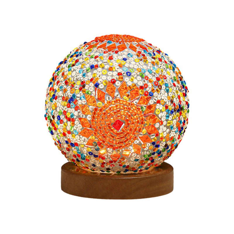 Stained Glass Mosaic LED Table Lamp - Elegant Home Decor Lighting