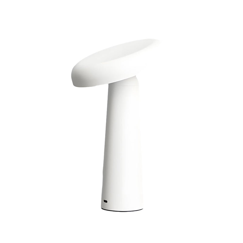Dimmable Tiltable Mushroom Table Lamp - USB Rechargeable Touch Control - Modern LED Design for Home & Office