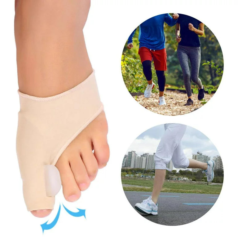 Orthopedic Toe Straightener with Therapeutic Massage Ball for Pain Relief and Alignment
