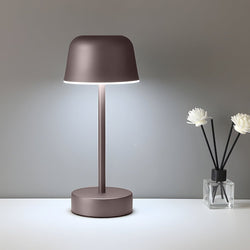 Adjustable Hat-Style Metal Finish Table Lamp - Modern Tunable Lighting for Home Decor