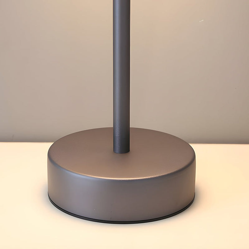 Adjustable Hat-Style Metal Finish Table Lamp - Modern Tunable Lighting for Home Decor