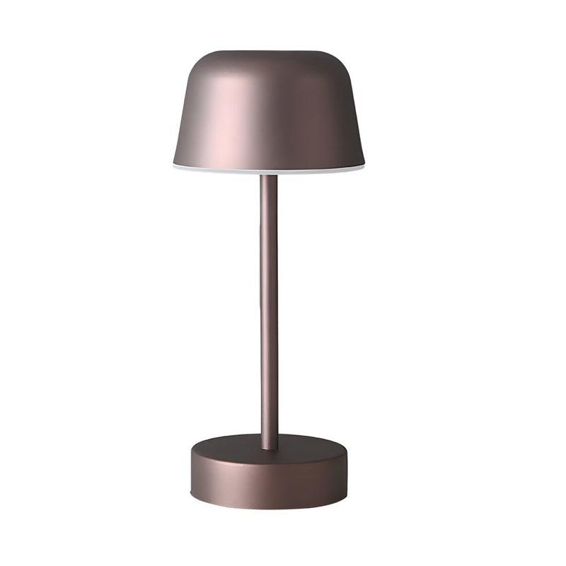 Adjustable Hat-Style Metal Finish Table Lamp - Modern Tunable Lighting for Home Decor