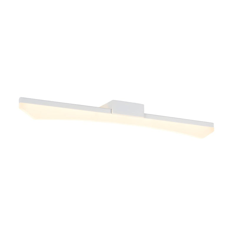 Modern Ultra-Sleek Curved Linear LED Vanity Light - Stylish Lighting for Contemporary Bathrooms