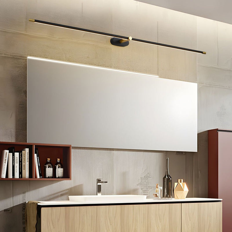 Ultra-Slim Cylindrical LED Bathroom Vanity Light - Indirect Lighting, Available in 26.8'', 38.6'', 50.4'' Lengths - Modern & Stylish Design for Elegant Bathrooms