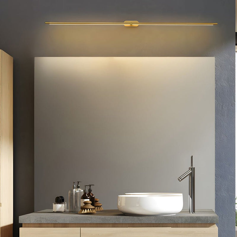 Ultra-Slim Cylindrical LED Bathroom Vanity Light - Indirect Lighting, Available in 26.8'', 38.6'', 50.4'' Lengths - Modern & Stylish Design for Elegant Bathrooms