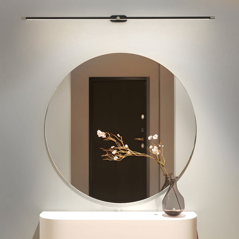 Ultra-Slim Cylindrical LED Bathroom Vanity Light - Indirect Lighting, Available in 26.8'', 38.6'', 50.4'' Lengths - Modern & Stylish Design for Elegant Bathrooms