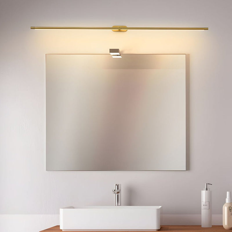 Ultra-Slim Cylindrical LED Bathroom Vanity Light - Indirect Lighting, Available in 26.8'', 38.6'', 50.4'' Lengths - Modern & Stylish Design for Elegant Bathrooms