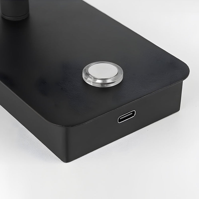 USB Rechargeable Rotatable Magnetic Wall Light - Versatile Bedside Spotlight with Adjustable Angle