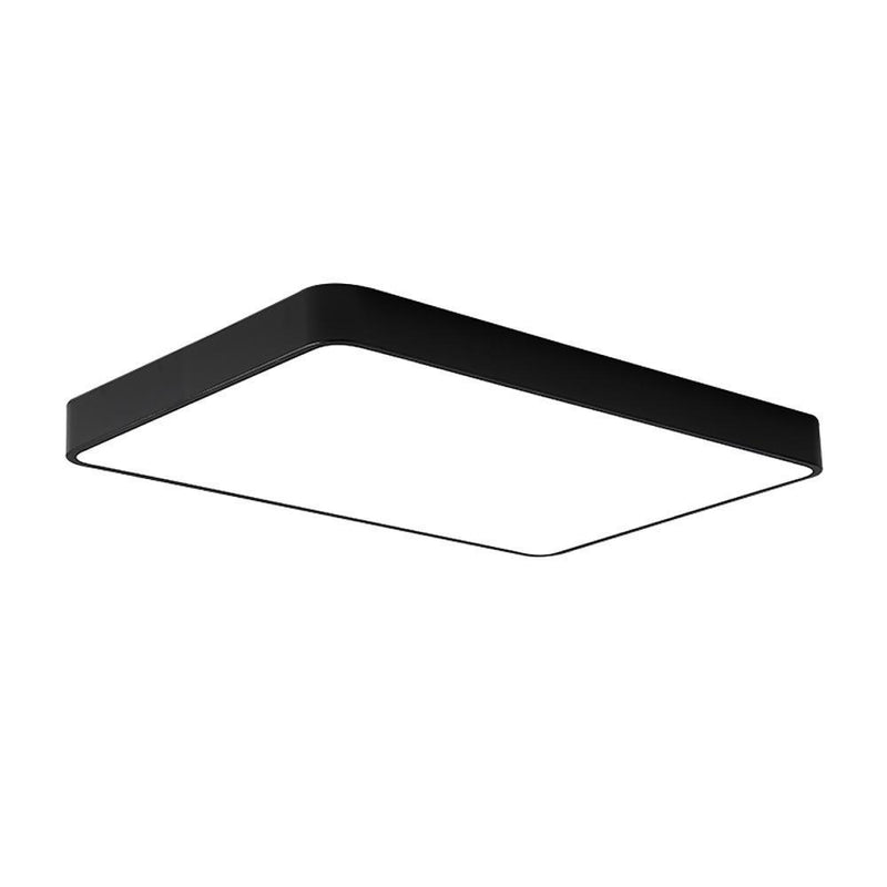 Square LED Flush Mount Ceiling Light - Modern Kids & Baby Room Lighting for Living Room & Bedroom