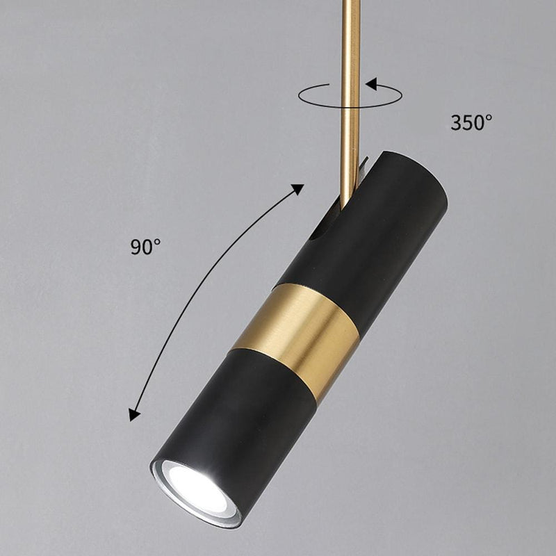 Nordic Metal LED Spot Light Pendant Fixture - Modern Ceiling Lighting for Home Decor