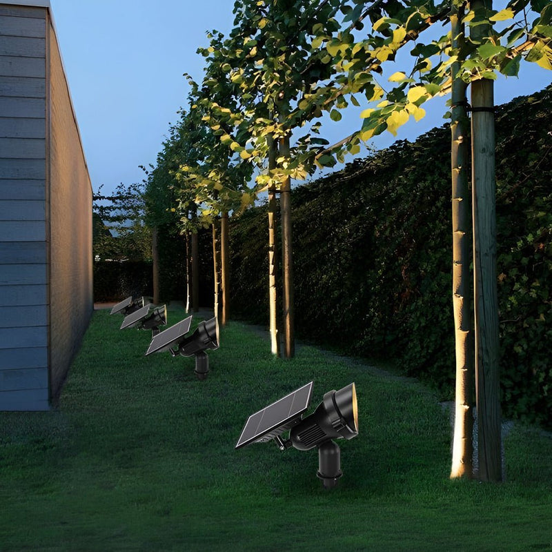 Adjustable Outdoor Solar Spot Lights - Solar-Powered Tree Lighting for Gardens & Pathways