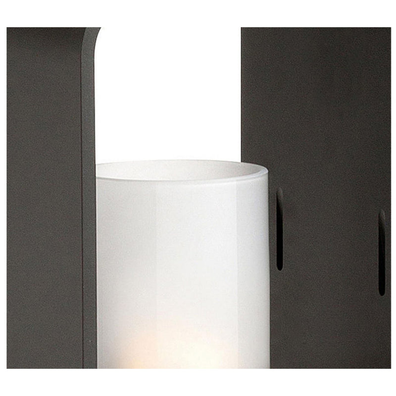 Modern Waterproof Black Rectangular Solar Lanterns - Stylish Outdoor Lighting for Gardens & Patios