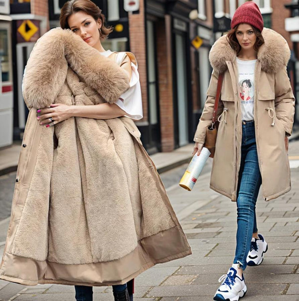 Women's Insulated Waterproof Winter Coat - Stylish & Warm Jacket for Cold Weather Protection