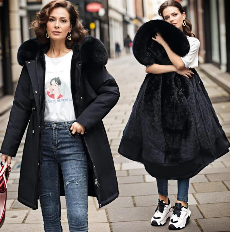 Women's Insulated Waterproof Winter Coat - Stylish & Warm Jacket for Cold Weather Protection